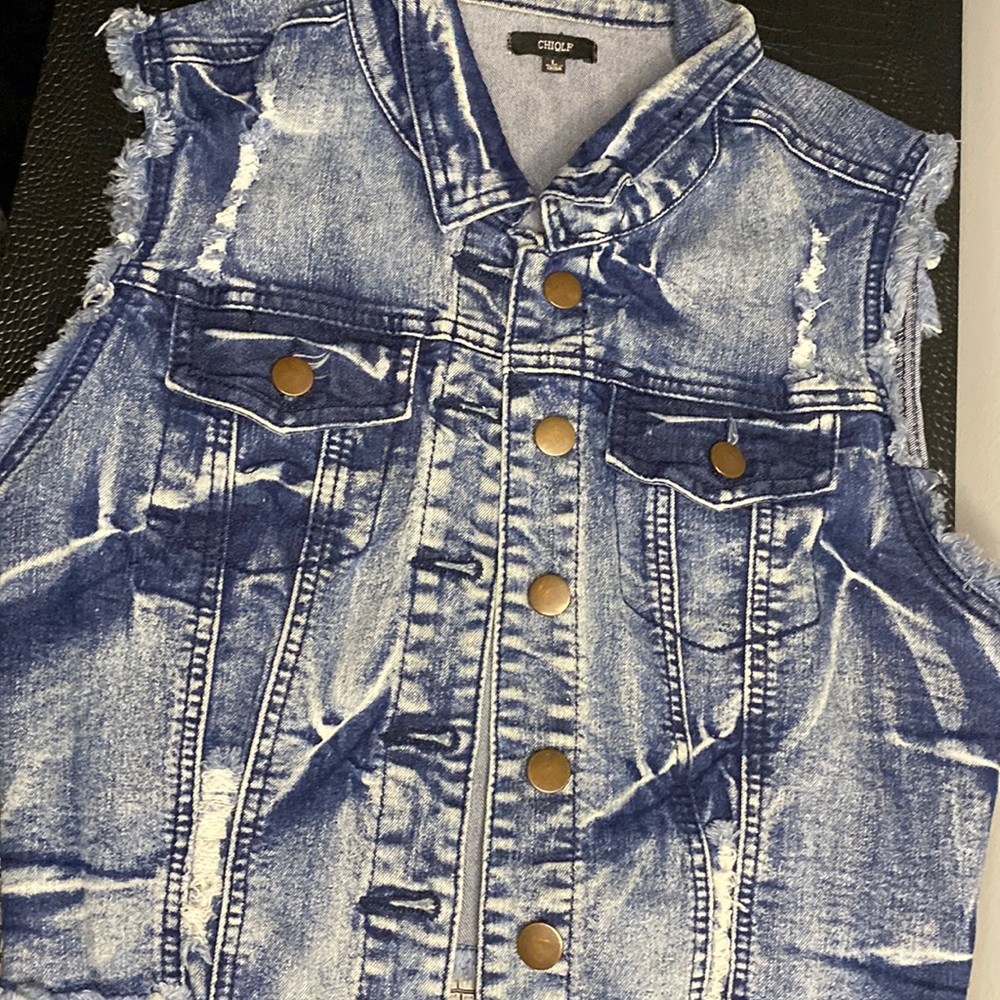 Women’s Jean Jacket Vest